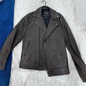 ZARA Men’s Leather jacket